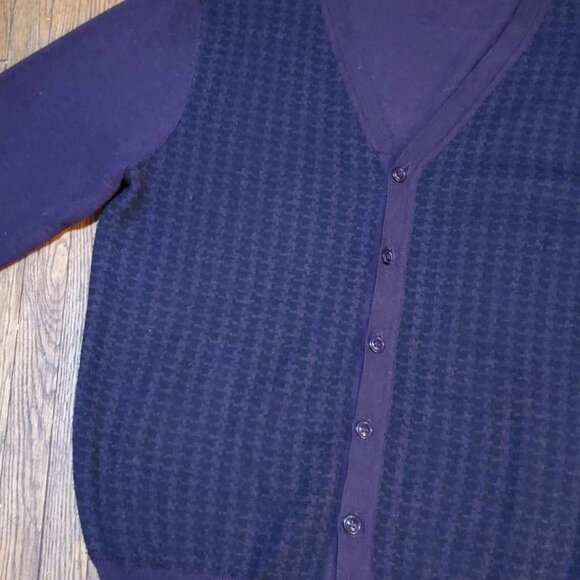 VINTAGE  90s Wool blend COBAIN grandpacore Cardigan! Grunge Era - Picture 3 of 8
